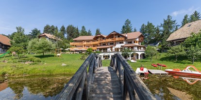 Wellnessurlaub - Umgebungsschwerpunkt: am Land - Trentino-Südtirol - Blick von der Insel - Hotel Weihrerhof