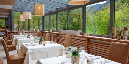 Wellnessurlaub - Finnische Sauna - Brixen - Wintergarten - Speisesaal - Naturhotel Rainer