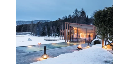 Wellnessurlaub - Pools: Schwimmteich - Mühlen in Taufers - wintertime - Seehof Nature Retreat
