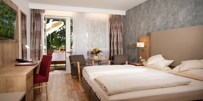Wellnessurlaub - Bettgrößen: Doppelbett - Hauzenberg (Landkreis Passau) - Westseitzimmer 1. OG - Hotel Quellenhof