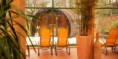 Wellnessurlaub - Außensauna - Saunalandschaft - Hotel Sonnenhügel Familotel Rhön