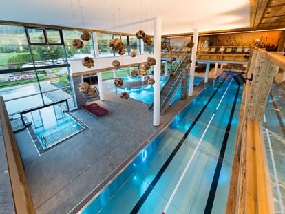 Wellnessurlaub - Pools: Außenpool beheizt - Flachau - Hallenbad - Hotel Sportcamp Woferlgut