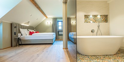 Wellnessurlaub - Bettgrößen: Queen Size Bett - Fuschl am See - Suite - Romantik Spa Hotel Elixhauser Wirt