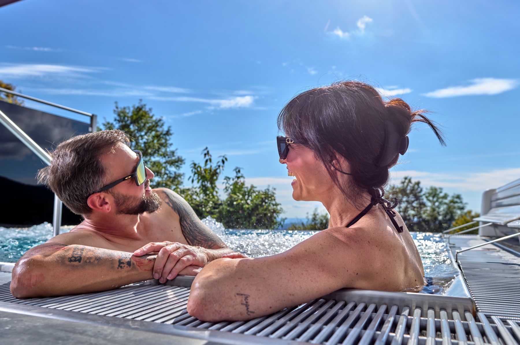 Wellnesshotel - Private-SPA "Privat-Außen-Whirlpool" - Thula Wellnesshotel Bayerischer Wald