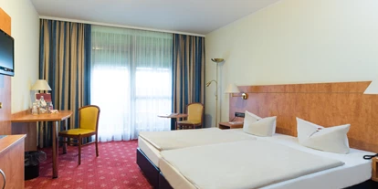 Wellnessurlaub - Bettgrößen: Queen Size Bett - Unterföhring - Zimmerbeispiel Komfort - Hotel St. Georg