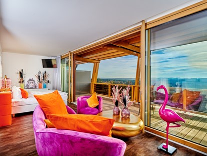 Wellnessurlaub - Bettgrößen: Doppelbett - Illschwang - Sky Suite - Der Birkenhof Spa & Genuss Resort