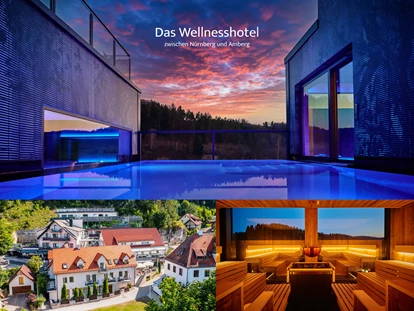 Wellnessurlaub - Pools: Infinity Pool - Weißenohe - Das Wellnesshotel zwischen Nürnbeg und Amberg  - Wellnesshotel Sternwirt "Das Wellnesshotel zwischen Nürnberg und Amberg"