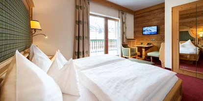 Wellnessurlaub - Bettgrößen: Twin Bett - Rehmen - Doppelzimmer Resort - Alpenresort Fluchthorn
