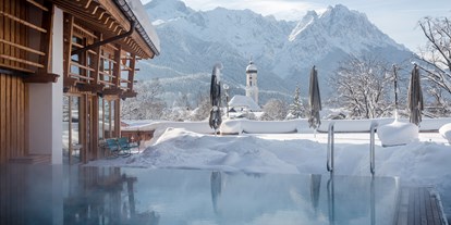 Wellnessurlaub - Pools: Außenpool beheizt - Garmisch-Partenkirchen - WERDENFELSEREI