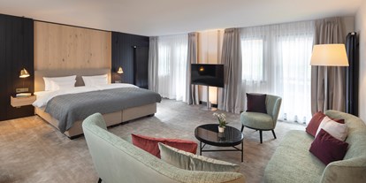 Wellnessurlaub - Bettgrößen: Doppelbett - Bad Herrenalb - Juniorsuite Stammhaus - Hotel Engel Obertal - Wellness und Genuss Resort