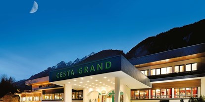 Wellnessurlaub - Wirbelsäulenmassage - Leogang Hütten - CESTA GRAND Aktivhotel & Spa Außenansicht - CESTA GRAND Aktivhotel & Spa