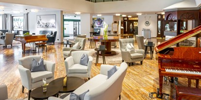 Wellnessurlaub - Hotel-Schwerpunkt: Wellness & Golf - Leogang Hütten - Lobby "Wohnhalle" - CESTA GRAND Aktivhotel & Spa