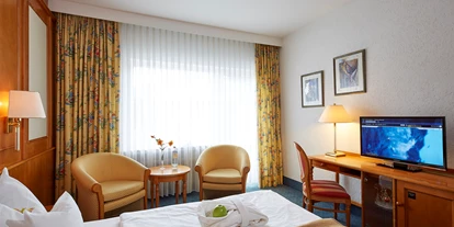 Wellnessurlaub - Parkplatz: gebührenpflichtig beim Hotel - Breidenbach - Zimmerbeispiel Einzelzimmer - Göbel´s Landhotel