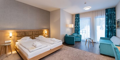 Wellnessurlaub - Bettgrößen: Doppelbett - Hessen - Zimmerbeispiel Deluxe-Doppelzimmer - Romantik Hotel Stryckhaus
