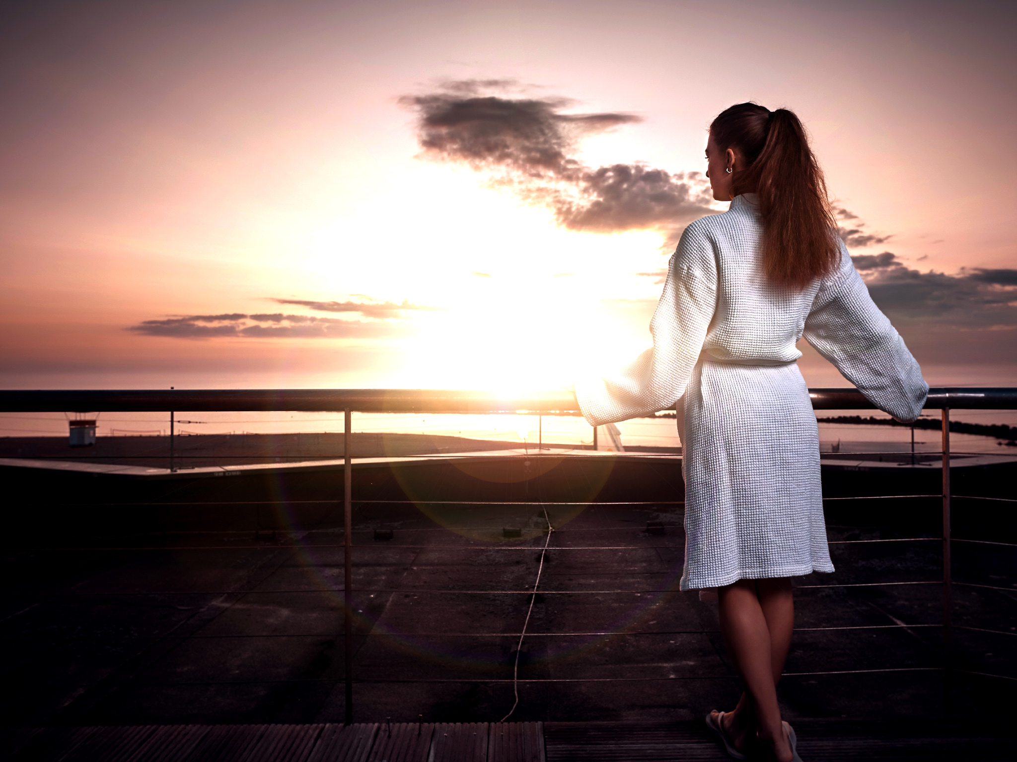 Wellnesshotel - Ausblick vom Mare Mara über die Ostsee - Ostseehotel Midgard in Damp