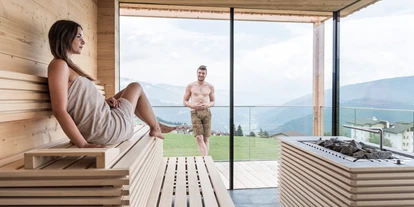 Wellnessurlaub - Bettgrößen: King Size Bett - Taisten - Sky-Sauna - Alpine Lifestyle Hotel Ambet