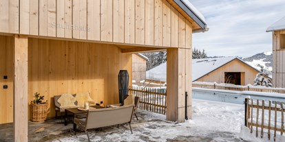 Wellnessurlaub - Parkplatz: gebührenpflichtig in Gehweite - Grän - Fuchsegg Eco Lodge