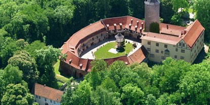 Wellnessurlaub - Bettgrößen: Queen Size Bett - Weserbergland, Harz ... - Luftbild - Hotel & Spa Wasserschloss Westerburg