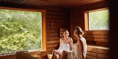 Wellnessurlaub - Shiatsu Massage - Ostseeküste - Panorama Blockbohlen-Sauna - TRIHOTEL Rostock