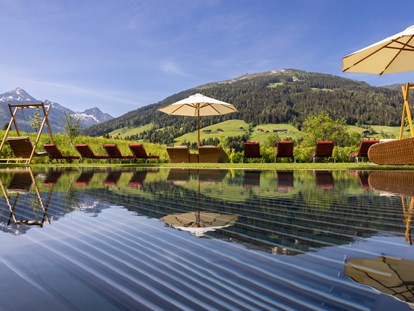 Wellnessurlaub - Lymphdrainagen Massage - Kössen - Whirpool im Adults Only mit fantastischem Ausblick - Alpbacherhof****s - Mountain & Spa Resort