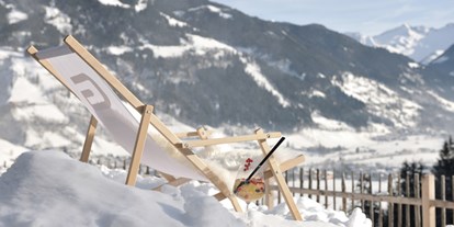 Wellnessurlaub - Außensauna - Bad Gastein - Ausblick Winter DAS.GOLDBERG - Das Goldberg