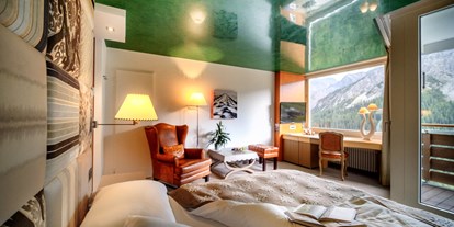 Wellnessurlaub - Bettgrößen: King Size Bett - Engadin - Rooms & Suites - Tschuggen Grand Hotel