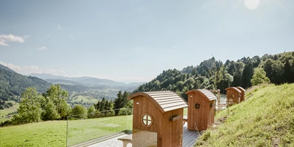 Wellnessurlaub - Paarmassage - Argenbühl - Alpenkörbe / Outdoor-Wellness - Bergkristall - Mein Resort im Allgäu