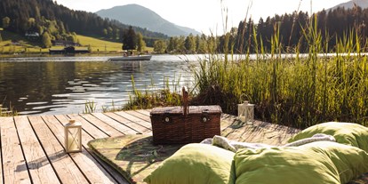 Wellnessurlaub - Pools: Außenpool beheizt - Chieming - Alpenhotel Kitzbühel am Schwarzsee