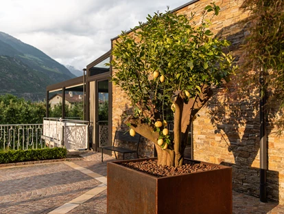 Wellnessurlaub - Langschläferfrühstück - Trentino-Südtirol - Terrasse - Hotel das Paradies