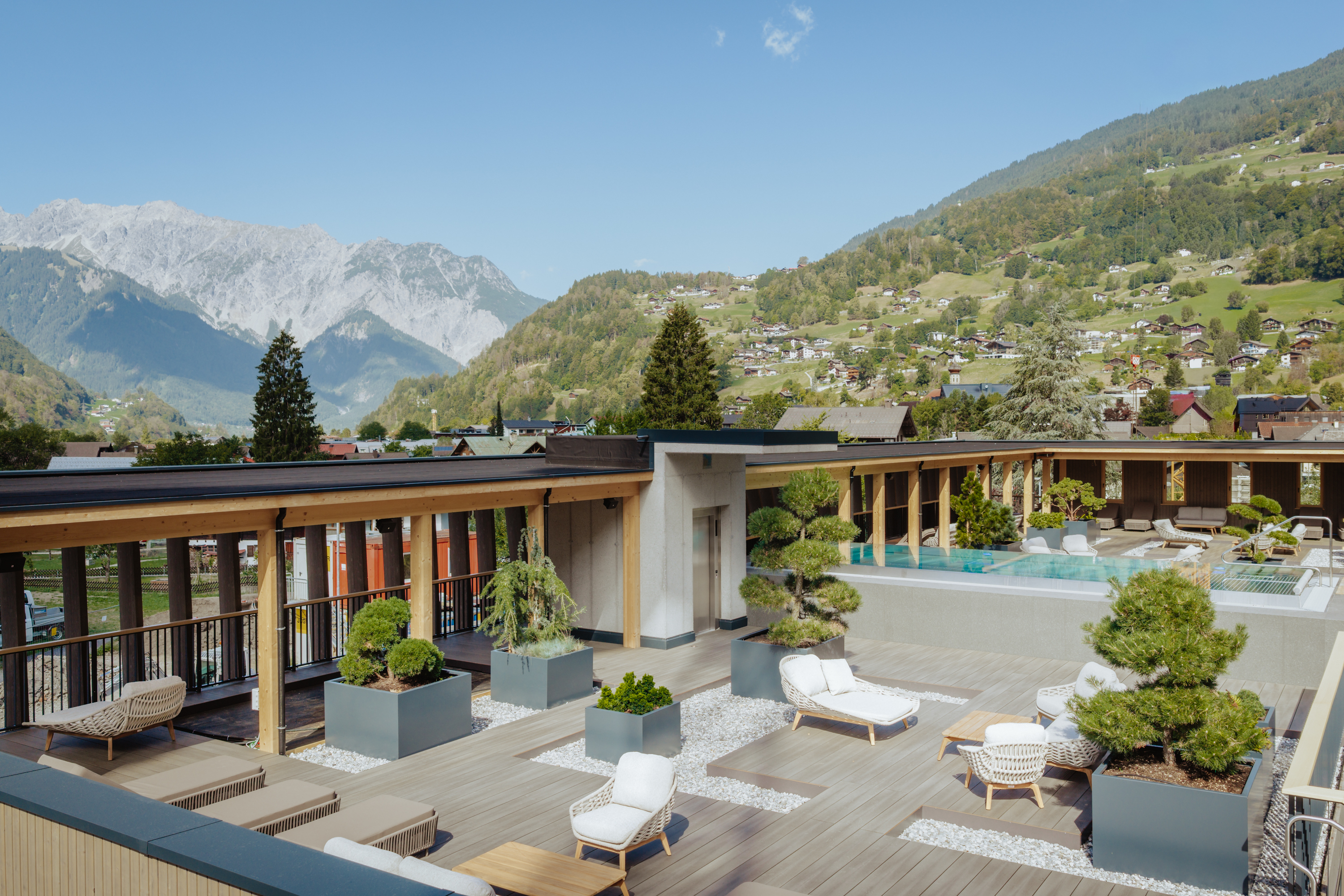 Wellnesshotel - Panorama Außenpool - Aktiv & Spa Hotel Alpenrose