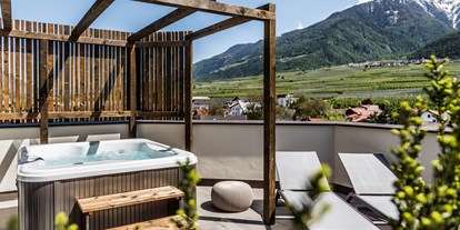 Wellnessurlaub - Umgebungsschwerpunkt: am Land - Trentino-Südtirol - Zimmer mit Whirlpool - Hotel Mein Matillhof