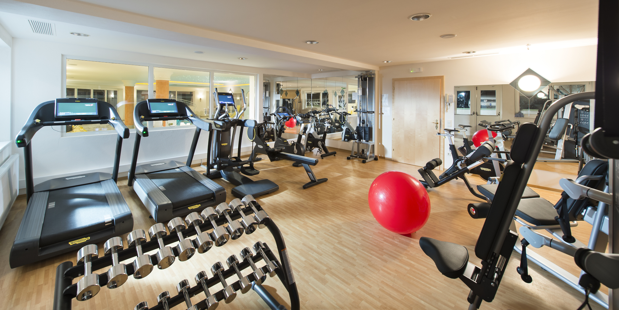 das Alois ****s Fitnessangebote im Detail Fitnessraum