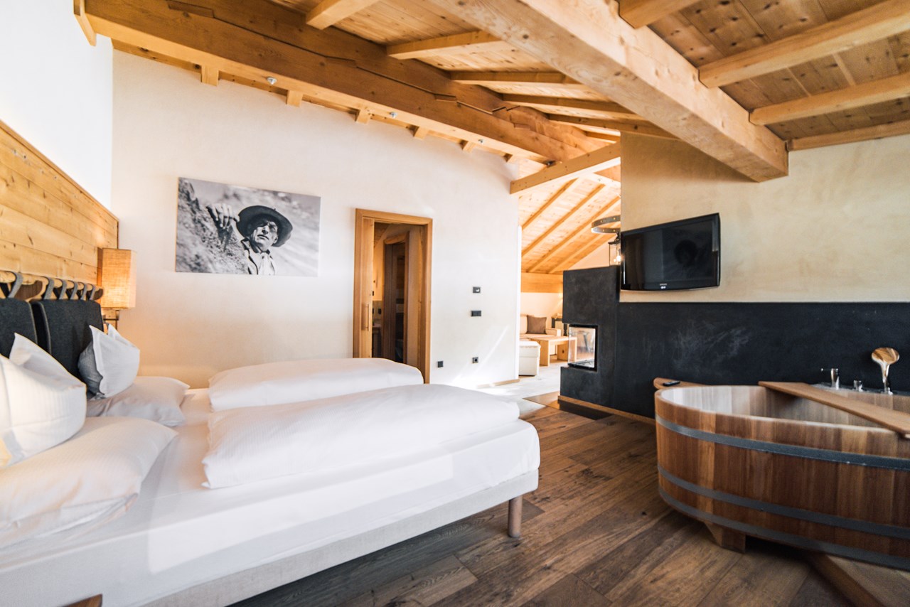 Tirler Dolomites Living Hotel  Zimmerkategorien Suite Curasoa