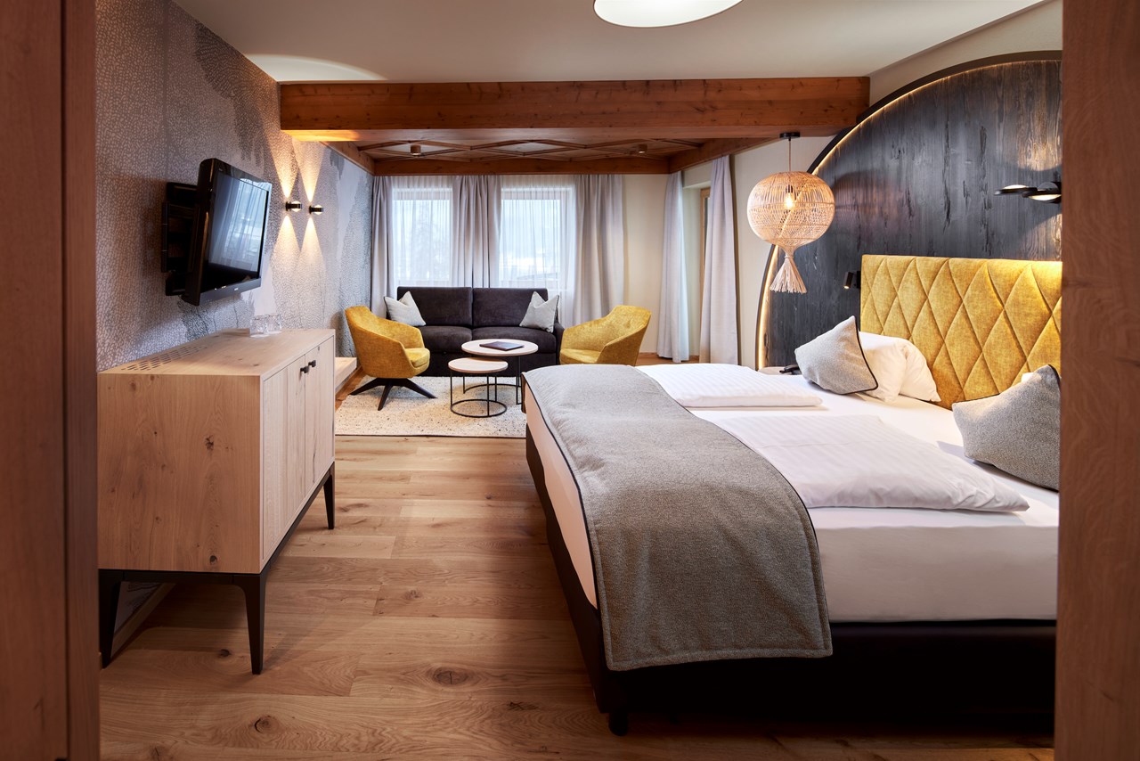 Sporthotel Ellmau Zimmerkategorien Doppelzimmer Ellmau 28 m²