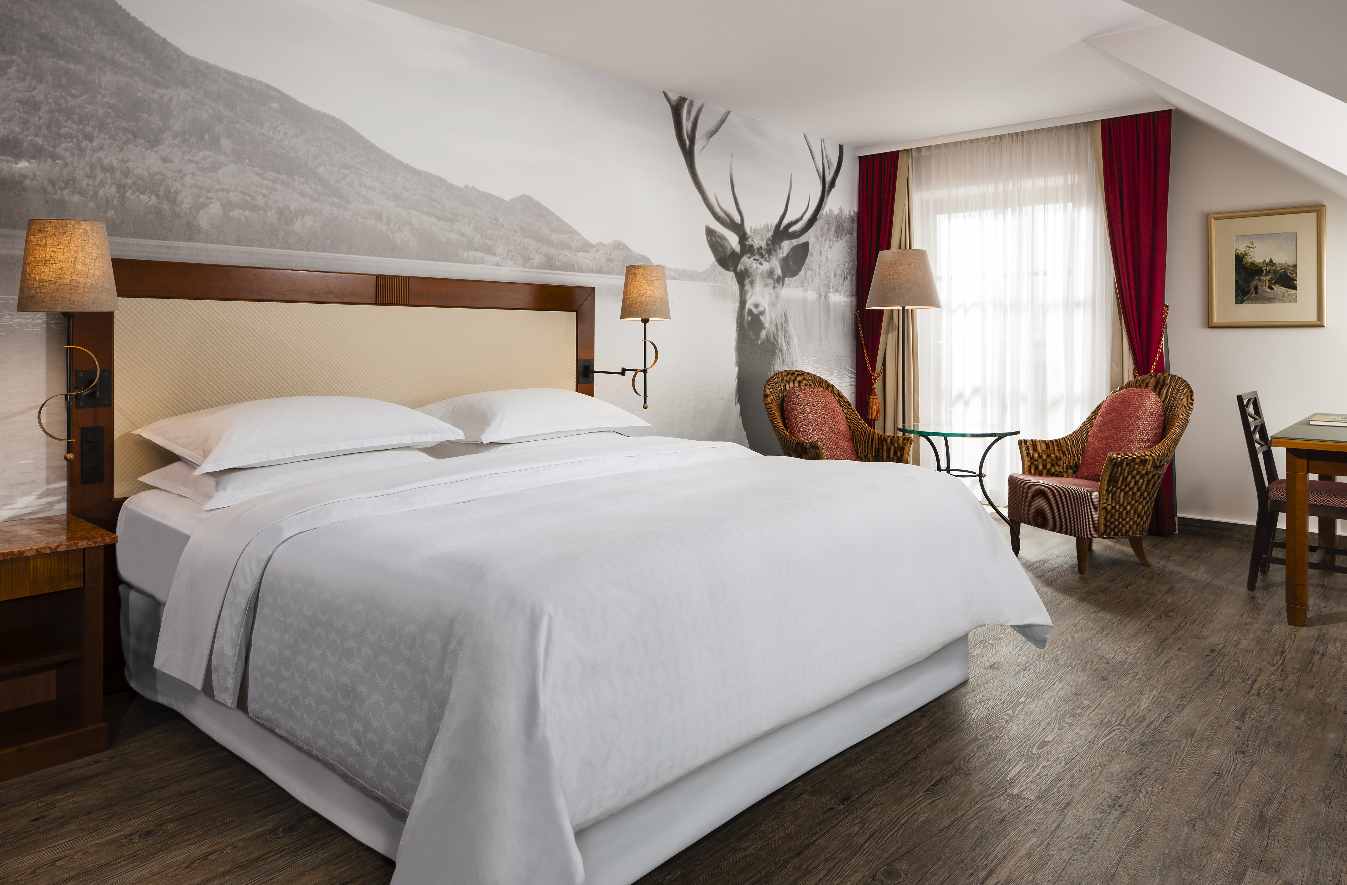 Wellnesshotel: Grand Deluxe Zimmer im Arabella Jagdhof Resort am Fuschlsee - Arabella Jagdhof Resort am Fuschlsee - Zimmer | Suiten