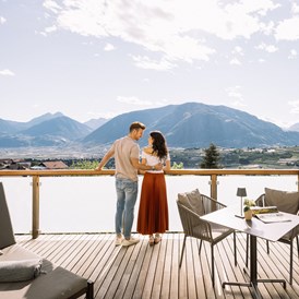 Wellnesshotel: Unschlagbare Aussicht auf die Südtiroler Berge von allen Hohenwart Zimmern - Hotel Hohenwart
