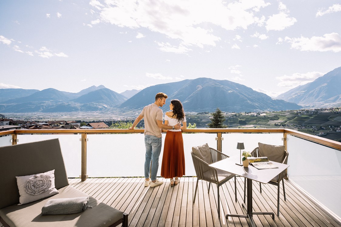 Wellnesshotel: Unschlagbare Aussicht auf die Südtiroler Berge von allen Hohenwart Zimmern - Hotel Hohenwart
