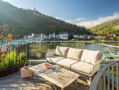 Wellnessurlaub - Kelberg - Saunaterrasse - Moselschlösschen Spa & Resort