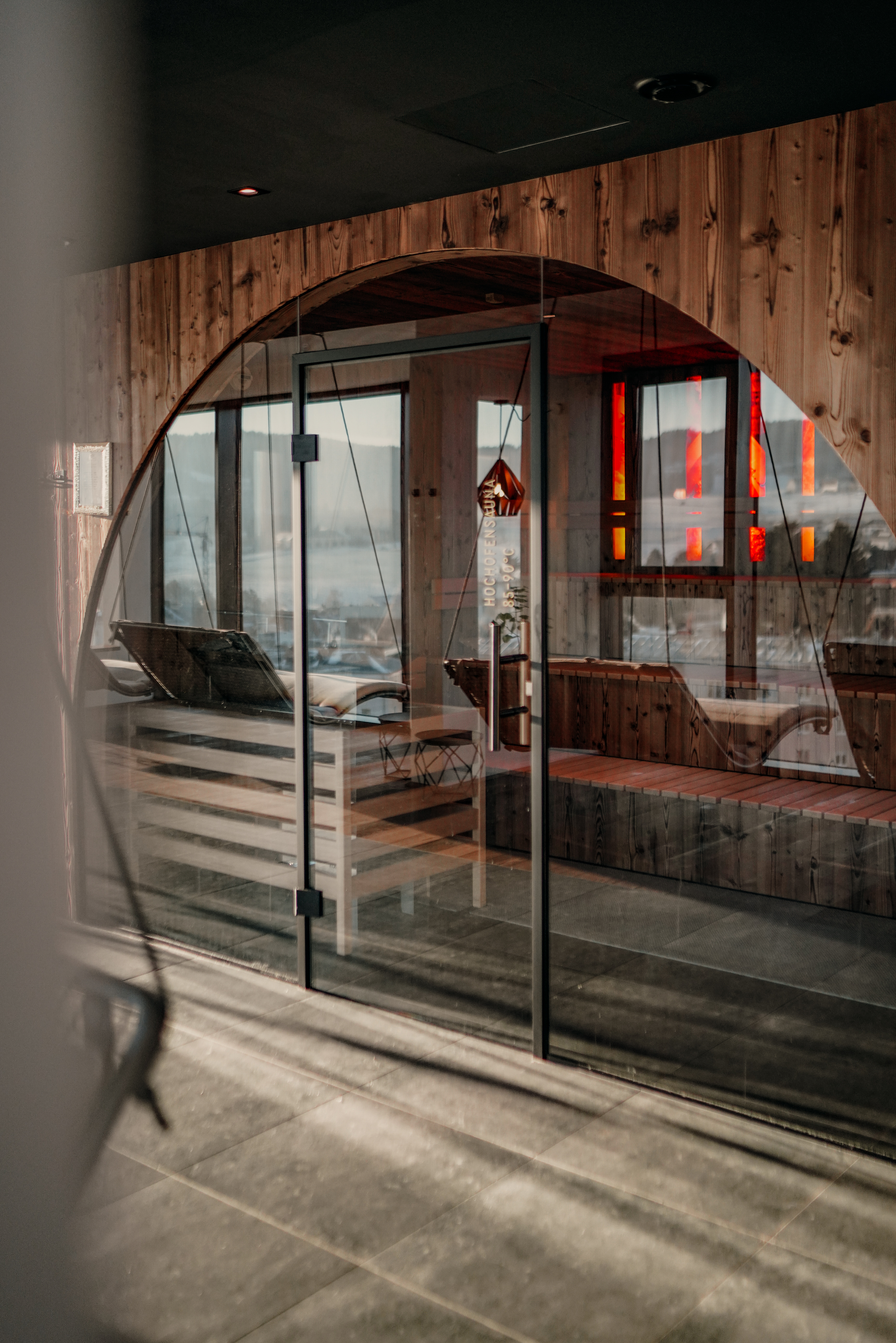 Hotel FREIGOLD Saunen und Bäder im Detail Hochofensauna