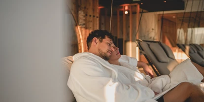 Wellnessurlaub - Finnische Sauna - Perg - Sonnenuntergang im SKY-Spa - Hotel FREIGOLD