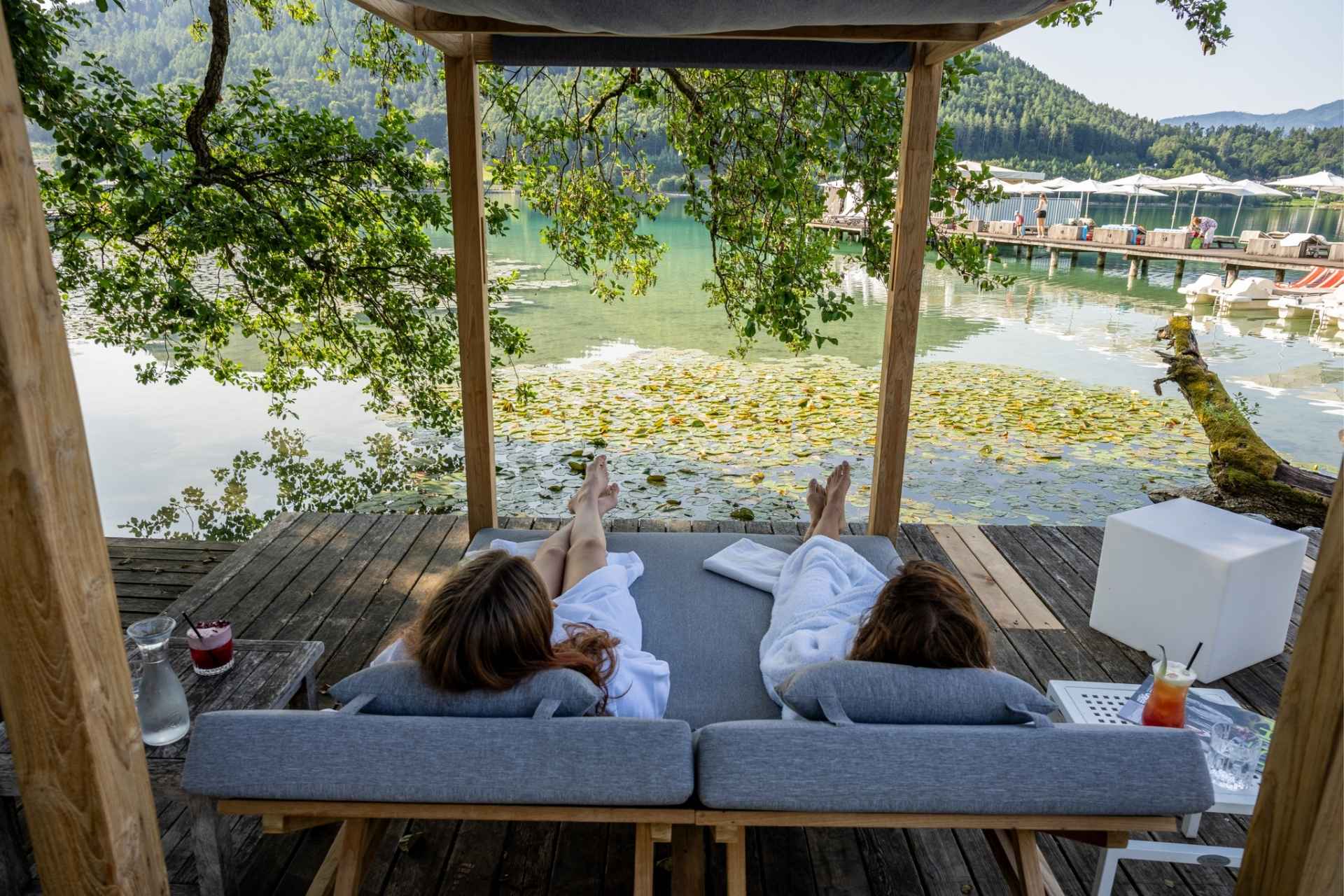 Wellnessurlaub - Pörtschach (Völkermarkt) - Lounge Area - Wellnessresort Amerika-Holzer am See