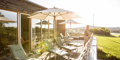 Wellnessurlaub - Finnische Sauna - Perg - Dachterrasse - Gesundheitshotel Klosterberg