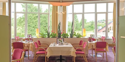 Wellnessurlaub - Finnische Sauna - Perg - Speiseraum - Vivea 4* Hotel Bad Traunstein