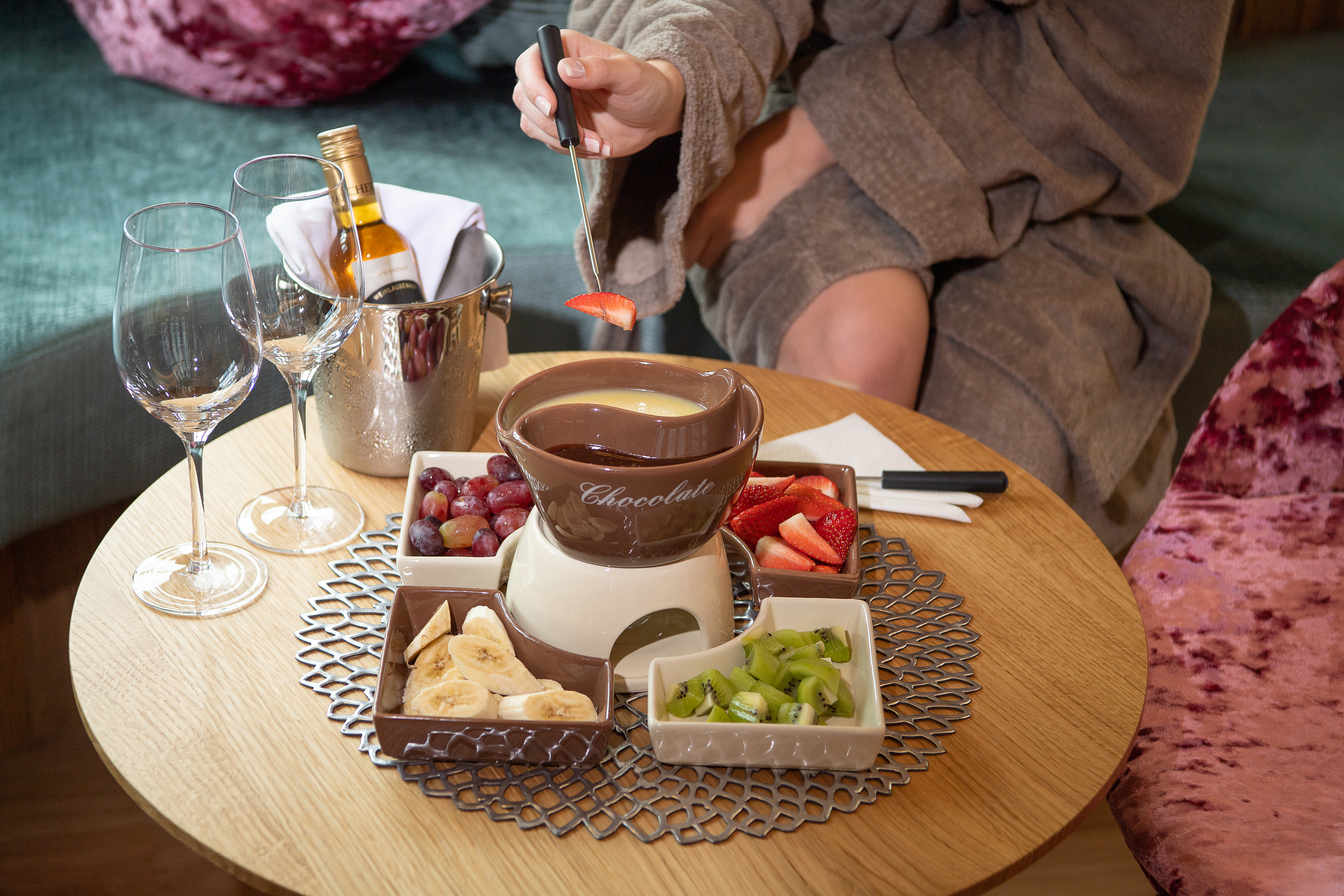 Wellnesshotel: Schokofondue - Hotel Winzer Wellness & Kuscheln