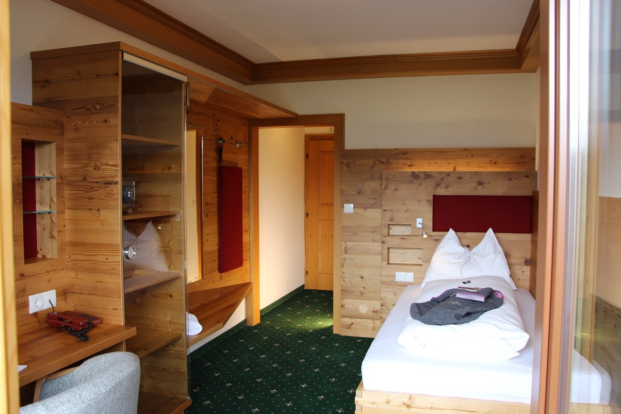 Hotel Berghof Zimmerkategorien Einbettzimmer