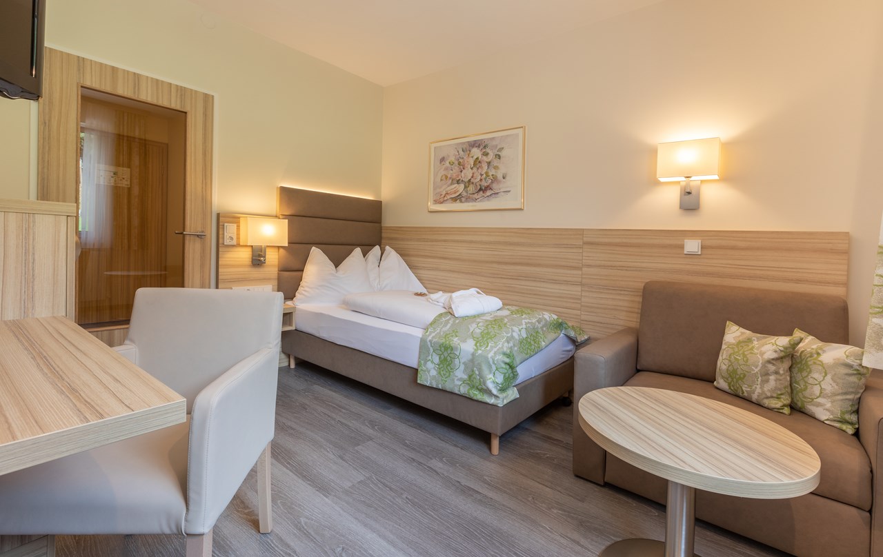 Hotel Grimmingblick Zimmerkategorien Einzelzimmer Waldblick nord