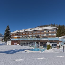 Wellnesshotel: Hotelfoto Winter - Hotel Grimmingblick