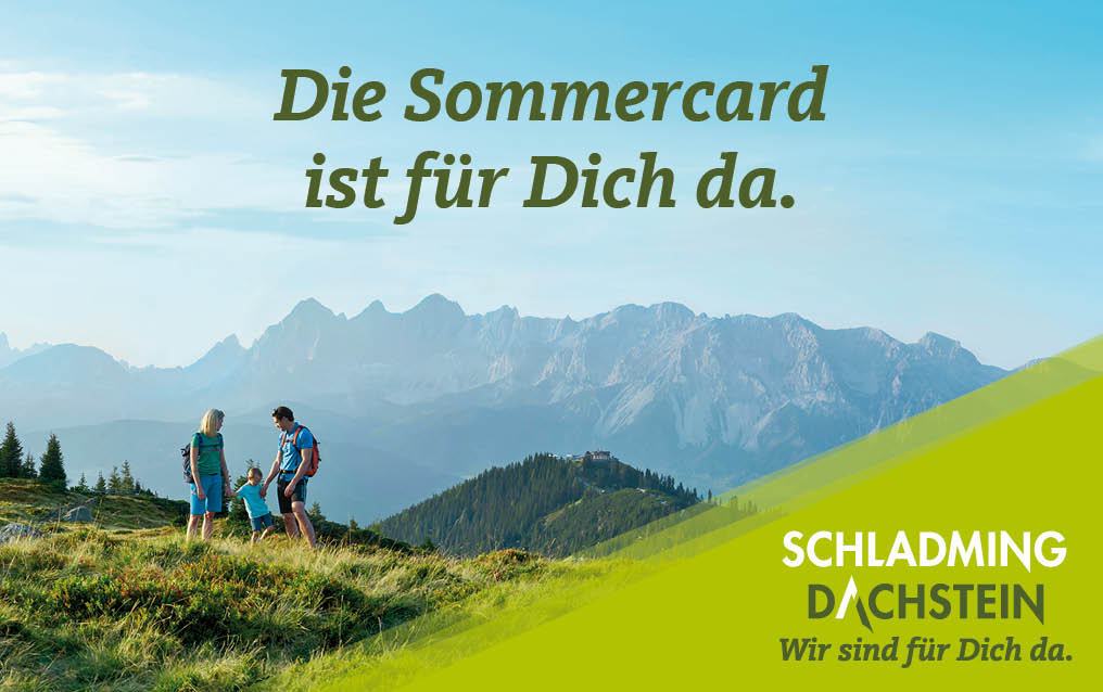 Hartweger's Hotel in Weißenbach bei Schladming Ausflugsziele Schladming-Dachstein Sommercard