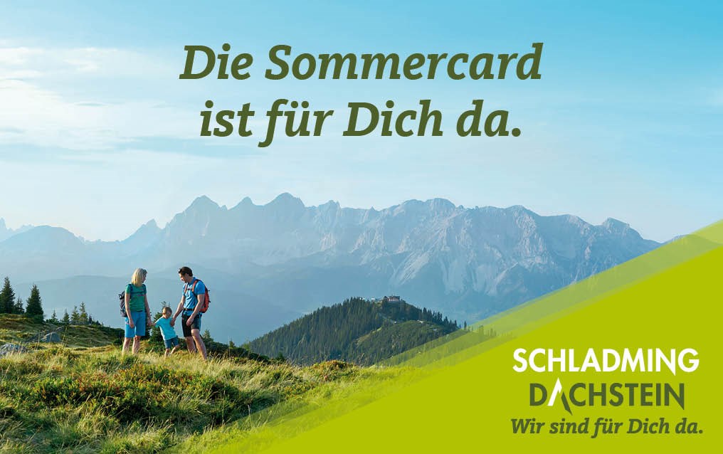 Hartweger's Hotel in Weißenbach bei Schladming Ausflugsziele Schladming-Dachstein Sommercard