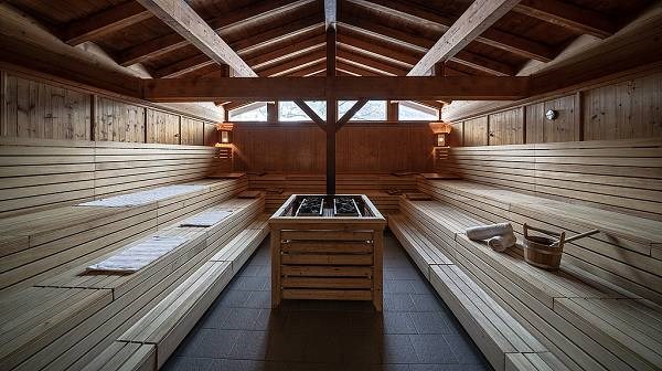 Dolomiten Residenz Sporthotel Sillian Saunen und Bäder im Detail Osttiroler Latschensauna